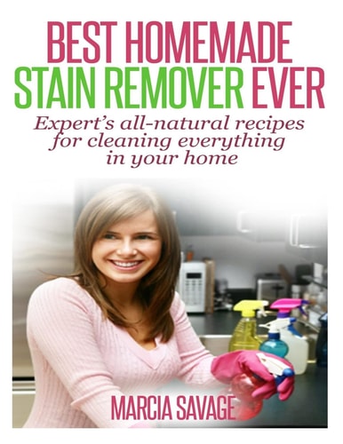 Best Homemade Stain Remover Ever Expert's All-natural Recipes for Cleaning Everything in Your Home
