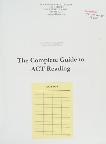 The Complete Guide to ACT Reading