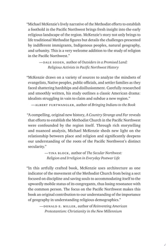 A Country Strange and Far The Methodist Church in the Pacific Northwest, 1834–1918