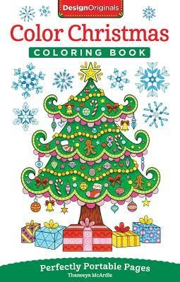 Color Christmas Coloring Book: Perfectly Portable Pages