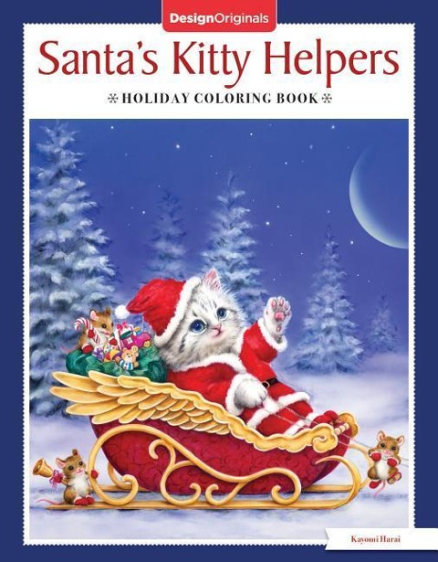 Santas Kitty Helpers Holiday Coloring Book