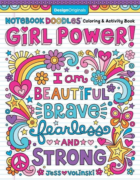 Notebook Doodle Girl Power!
