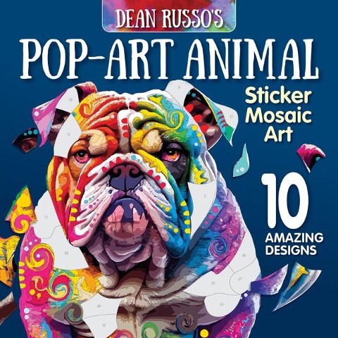 Pop-Art Animal Sticker Mosaic Art: 10 Amazing Designs