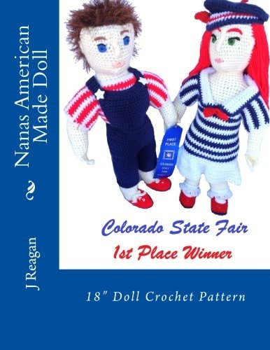 Nanas American Made Doll 18" Doll Crochet Pattern