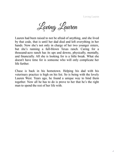 Loving Lauren