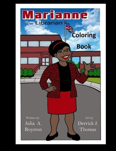 Marianne the Librarian Coloring Book