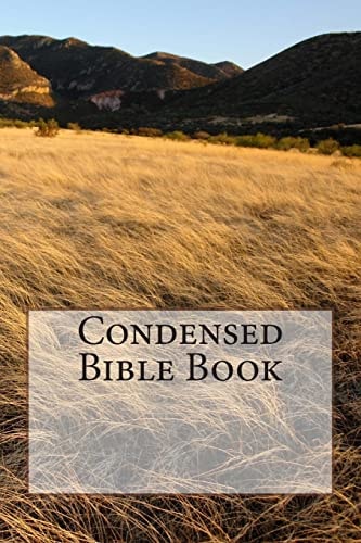 Condensed Bible Book Condensed Books of the Bible