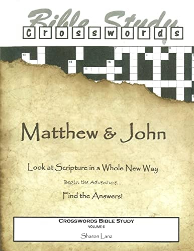 Crosswords Bible Study Matthew and John