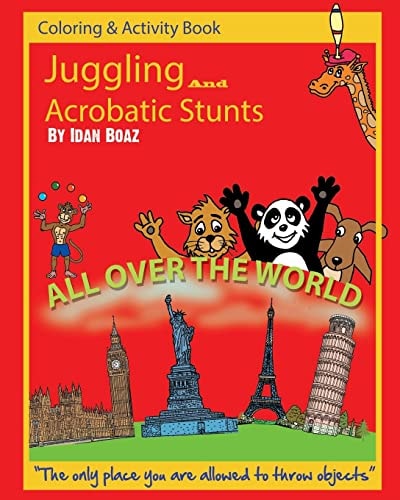 Juggling and Acrobatic Stunts Coloring and Activity Book