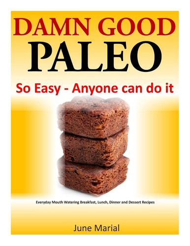 Damn Good Paleo So Easy - Anyone Can Do It: Everyday Mouth Watering Breakfast, Lunch, Dinner and Dessert Recipes