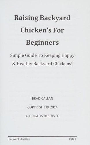 Raising Backyard Chickens for Beginners Simple Guide to Keeping Happy and Healthy Chickens!