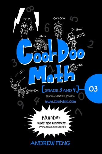 Cool-Doo Math Grade 3&4 - Vol. 3 Black and White Version