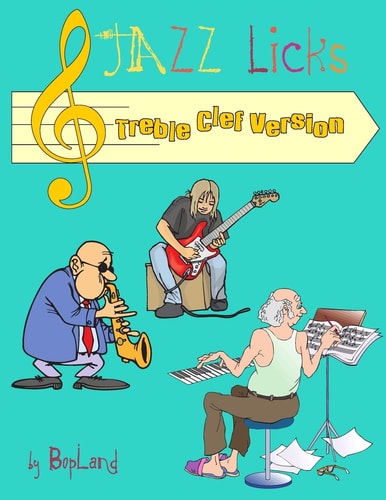 Jazz Licks Treble Clef Version