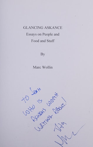 Glancing Askance Essays on People and Food and Stuff