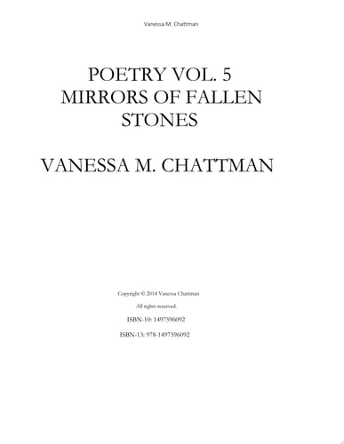 Poetry Mirrors of Fallen Stones