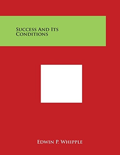 Success And Its Conditions