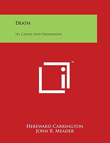 Death Its Causes And Phenomena