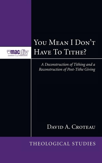 You Mean I Dont Have to Tithe?