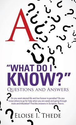 "What Do I Know?"