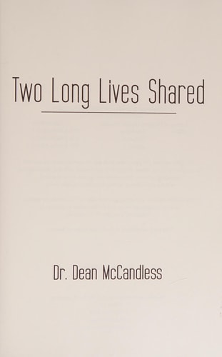Two Long Lives Shared