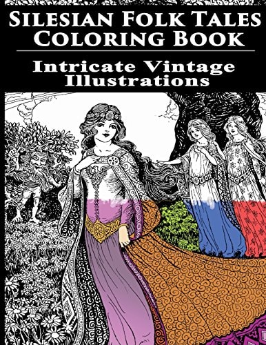 Silesian Folk Tales Coloring Book Intricate Vintage Illustrations