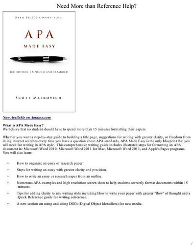 The Big Book of APA Citations and References