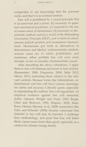 Free Will Its Refutation, Societal Cost and Role in Climate Change Denial