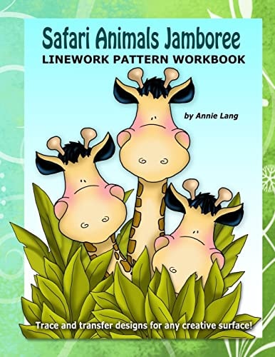 Safari Animal Jamboree Linework Pattern Workbook