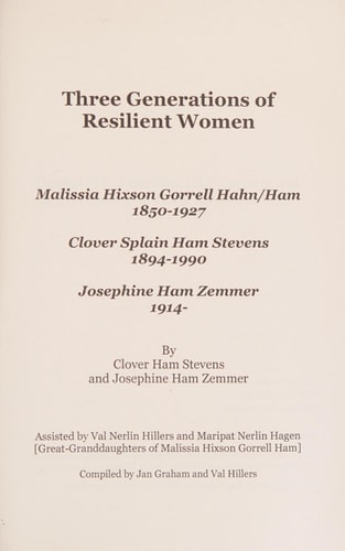 Three Generations of Resiliant Women