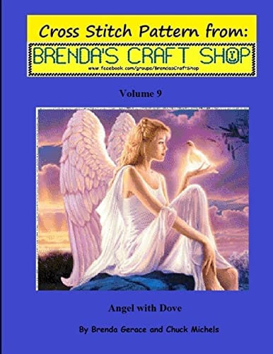 Angel with Dove - Cross Stitch Pattern From Brenda's Craft Shop - Volume 9