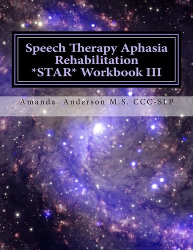 Speech Therapy Aphasia Rehabilitation Star Workbook III Expressive Language