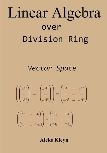Linear Algebra Over Division Ring Vector Space