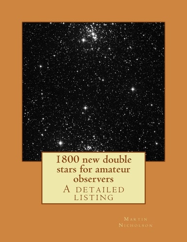 1800 New Double Stars for Amateur Observers