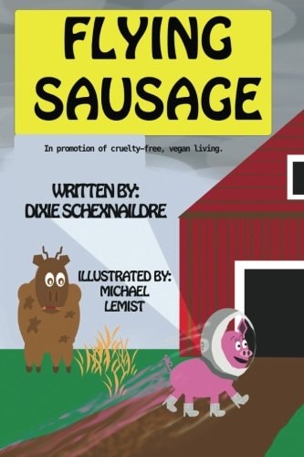 Flying Sausage In Promotion of Cruelty-Free, Vegan Living