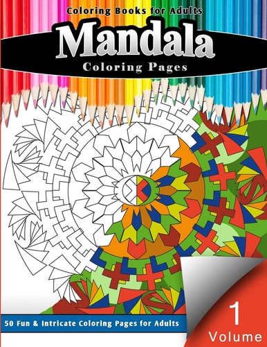 Coloring Books for Adults Mandalas Coloring Book - Fun and Intricate Coloring Pages for Adults