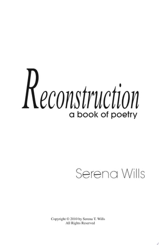 Reconstruction, Pieces of Life Volume 1