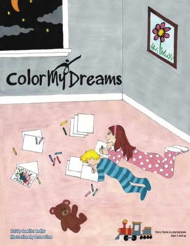 ColorMyDreams Story Rhyme and Coloring Book - Age 3 and Up