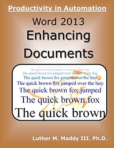 Word 2013 Enhancing Documents