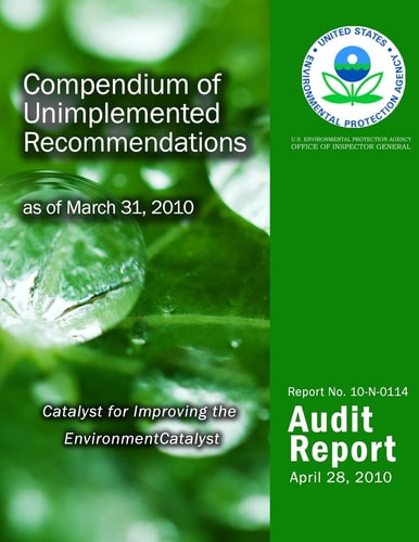 Compendium of Unimplemented Recommendations As of March 31 2010