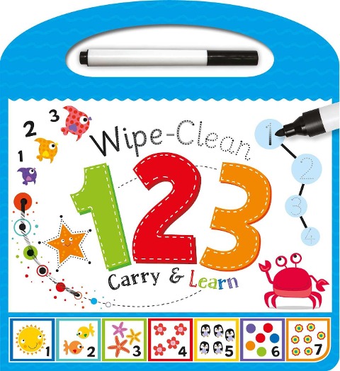 Wipe Clean Carry & Learn: 123: Early Learning for 3+ Year-Olds
