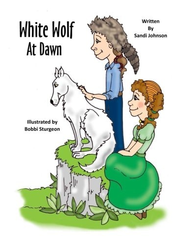 White Wolf At Dawn