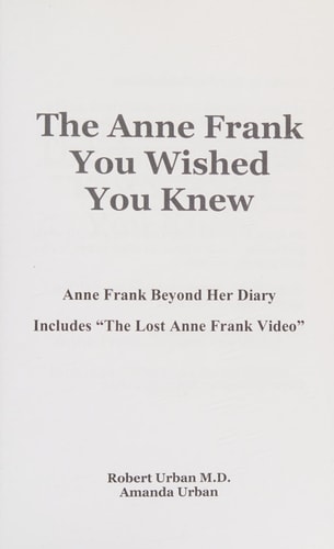 The Anne Frank You Wished You Knew Anne Frank Beyond Her Diary Includes The "Lost" Anne Frank Video