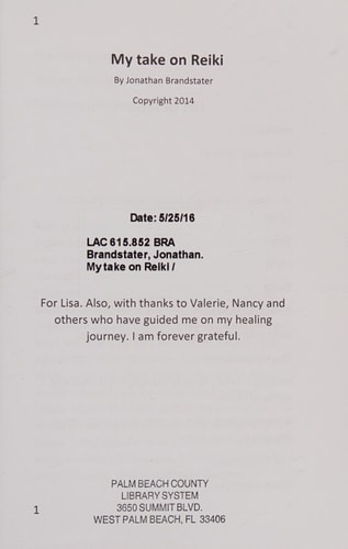 My Take on Reiki