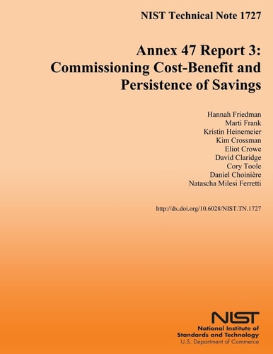 Annex 47 Report 3 Commission Cost-Benefit and Persistence of Savings