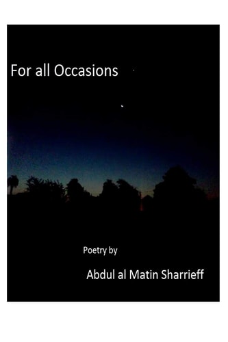 For All Occasions Poetry by Sharrieff