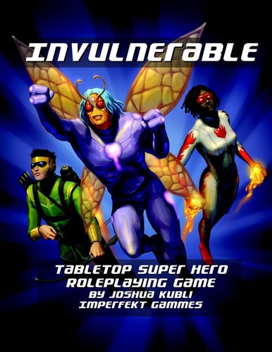 Invulnerable Tabletop Super Hero Roleplaying Game Vigilante Edition