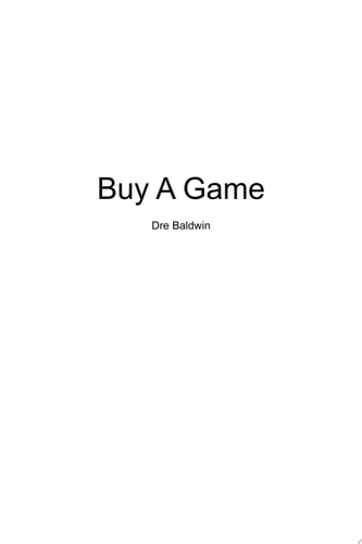 Buy A Game Dre Baldwin's Early Basketball Story