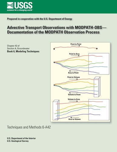 Advective Transport Observations with MODPATH-OBS-Documentation of the MODPATH Observation Process