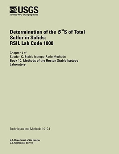 Determination of the 34S of Total Sulfur in Solids; RSIL Lab Code 1800