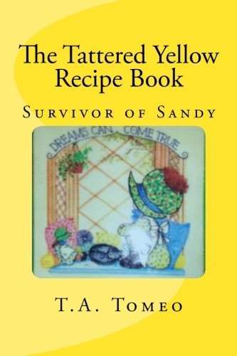 The Tattered Yellow Recipe Book Survivor of Sandy